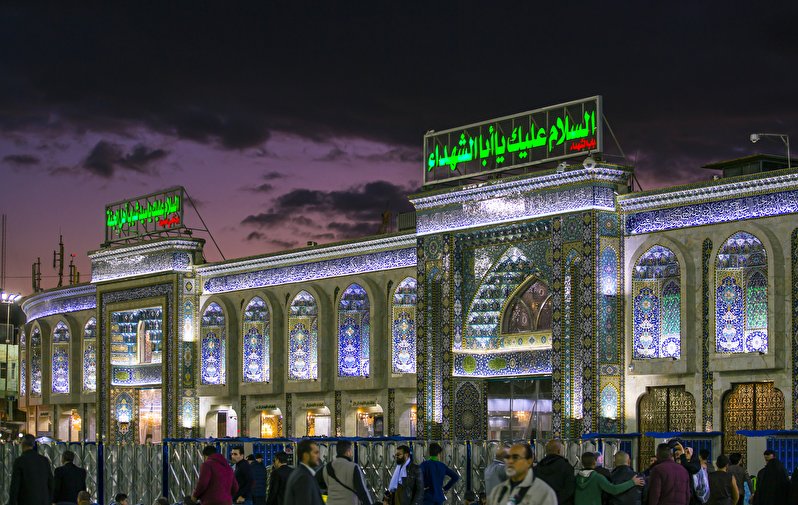 Outside view of the holy shrine of Imam Hussein(PBUH)