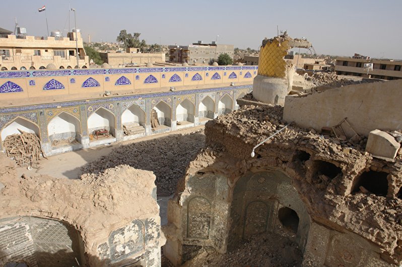 Destruction of the dome and walls of the holy shrines of Samarra