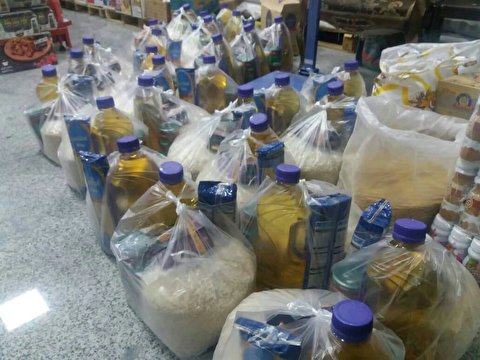 توزیع 130 بسته مواد غذایی بین نیازمندان زنجانی