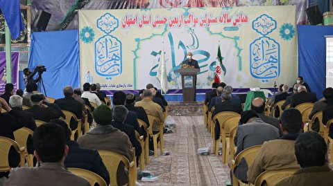 همایش مسئولین مواکب اربعین حسینی برگزار گردید.