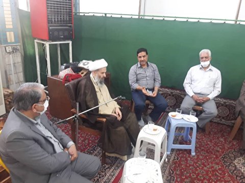 جلسه تودیع ومعارفه مسئول محترم ستاد بازسازی عتبات عالیات شهرستان کاشان