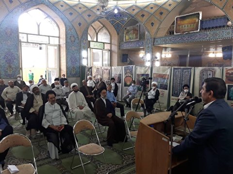 گردهمایی مسئولین ستاد بازسازی عتبات عالیات مناطق ۱۵ گانه شهر ستان اصفهان را با مشارکت مرکز ائمه جمعه وجماعات وامور مساجد