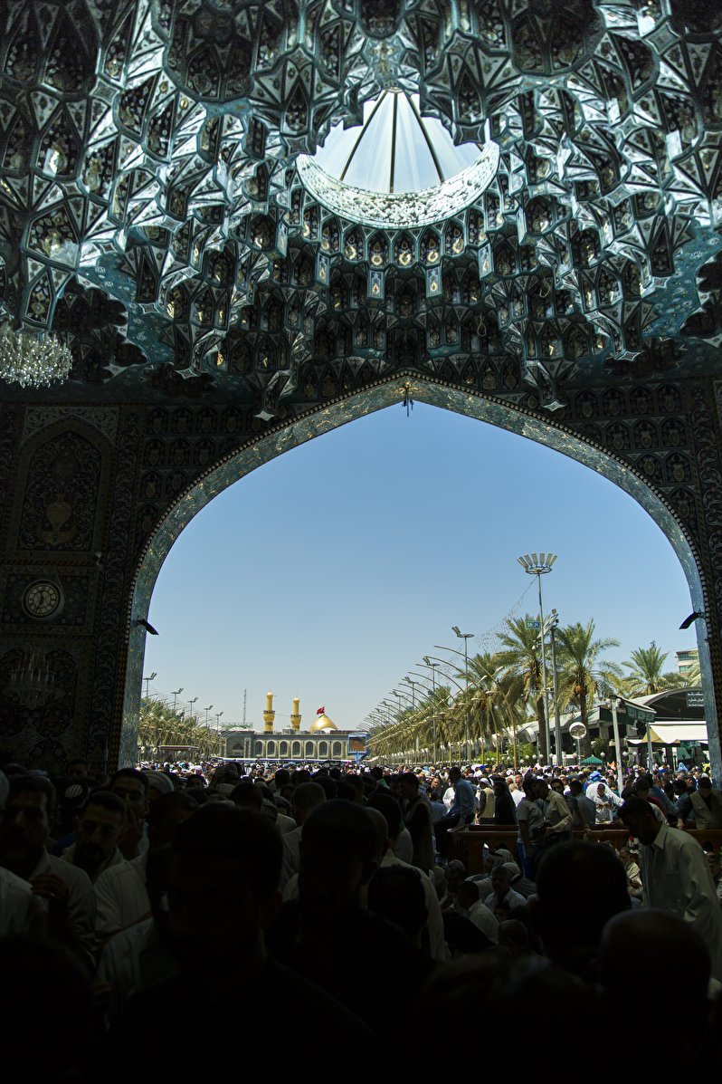 نمایی از حرم ابوالفضل العباس در بین الحرمین