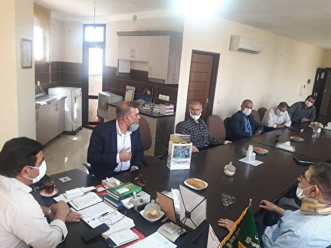 برگزاری جلساتی با مسئولین سازمانها وارگانهای استان