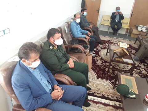 جلسه تودیع ومعارفه مسئول محترم دفتر ستاد بازسازی عتبات عالیات شهرستان بوئین ومیاندشت