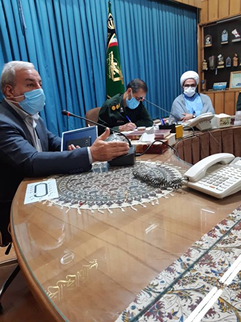 نشست مشترک ستاد بازسازی عتبات عالیات استان اصفهان با فرماندهی و مسولین حوزه های خواهران و برادران سپاه ناحیه امام صادق(ع) اصفهان