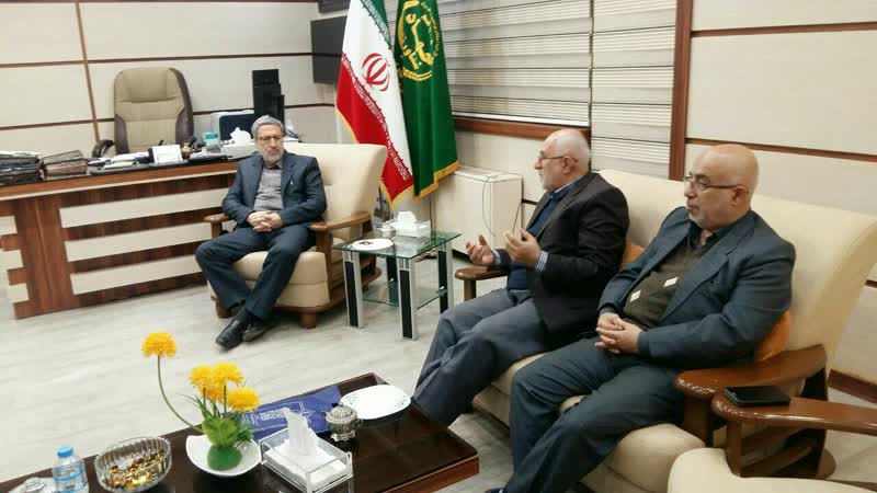 جلسه مشترک رئیس سازمان جهاد کشاورزی استان قزوین با مسئولین ستاد توسعه بازسازی عتبات عالیات