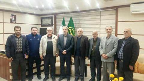جلسه مشترک رئیس سازمان جهاد کشاورزی استان قزوین با مسئولین ستاد توسعه بازسازی عتبات عالیات