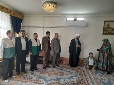دیدار با خانواده معظم شهدا و ایثارگران/دیدار با جانباز ۷۰٪ سرافراز دفاع مقدس علی مطهری راد