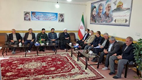 جلسه هیئت امناء ستاد توسعه و بازسازی شهر صائین قلعه برگزار شد