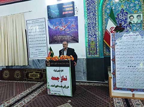 معرفی ستاد در جشن میلاد امام حسن مجتبی(ع) در شهر دندی بخش انگوران ماهنشان