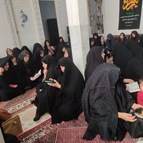 هیئت بانوان روستای ینگجه میزبان پرچم متبرک حرم حضرت ابوالفضل(ع)