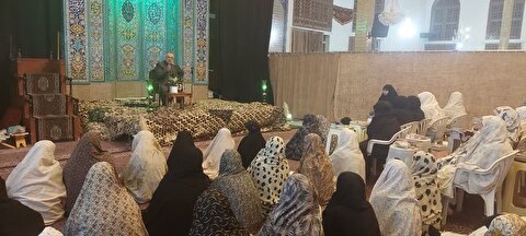 معرفی ستاد در جمع بانوان معتکف شهر زنجان