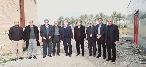 بازدید حاج سروری ریاست محترم ستاد عتبات استان به همراه معاونتهای محترم اربعین و بازرسی ستاد در اولین سفر کاری