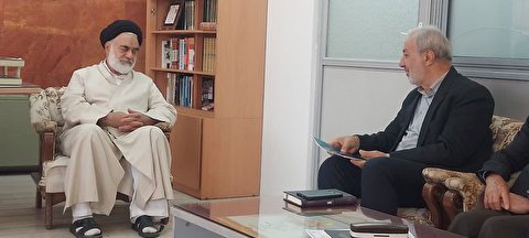 دیدار مسئولین ستاد استان با آیت الله مهدوی