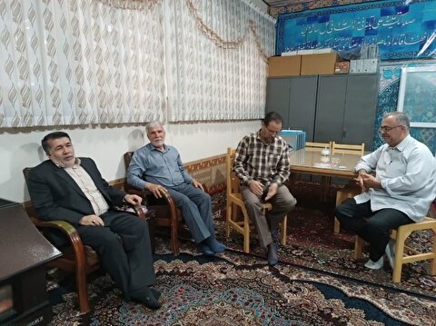 برگزاری جلسه هماهنگی با رئیس شورای هیئات مذهبی استان در آستانه ماه محرم