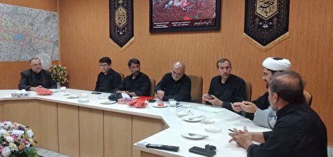 حضور مسولین ستاد در جلسات موکبهای اربعین حسینی