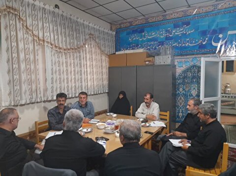 برگزاری جلسه کمیته اسکان ، تغذیه و مشارکتهای مردمی ستاد اربعین استان