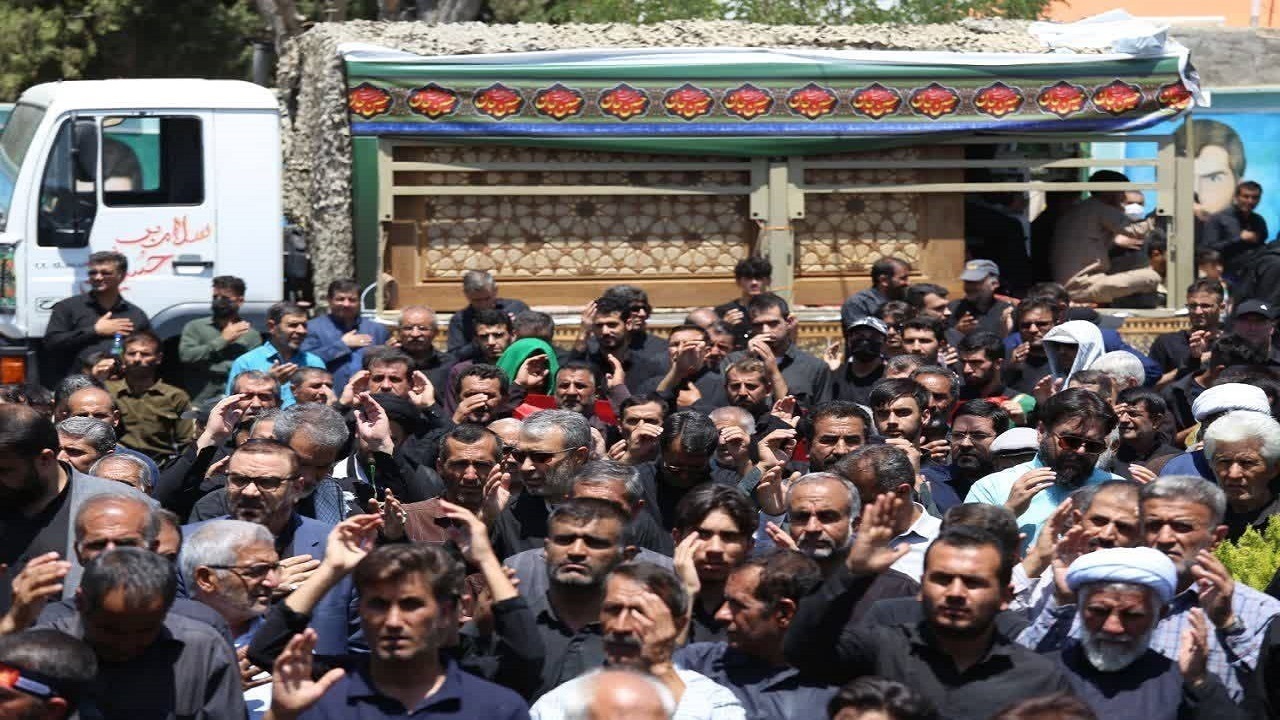 مردم چرام میزبان درب باب المهدی حرمین عسکریین