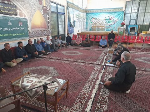 استقرار خادمین موکب امام سجاد(ع) زنجان در نجف اشرف