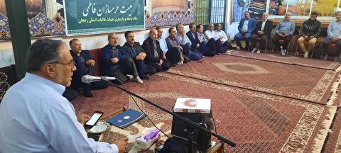 برگزاری نشست فصلی رابطین جمع آوری نذورات شهرستان زنجان