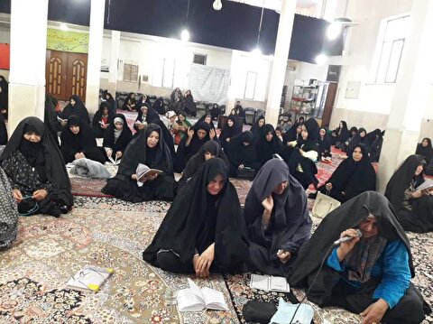 معرفی ستاد در مراسم فاطمیه بانوان ماهنشان