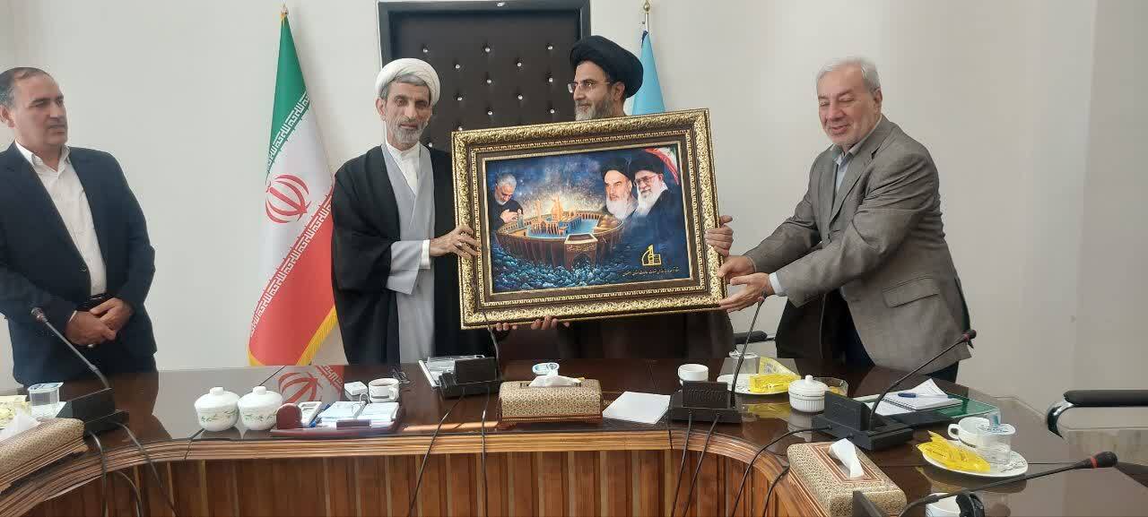 دیدار مسئولین ستاد بازسازی عتبات و دادگستری استان اصفهان