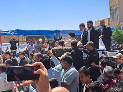 گزارش تصویری/ خدمات رسانی مواکب اربعین در سفر رئیس جمهور به سمنان