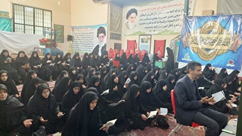برگزاری نشست تیرماه هیئت بانوان حرم ساز فاطمی زنجان