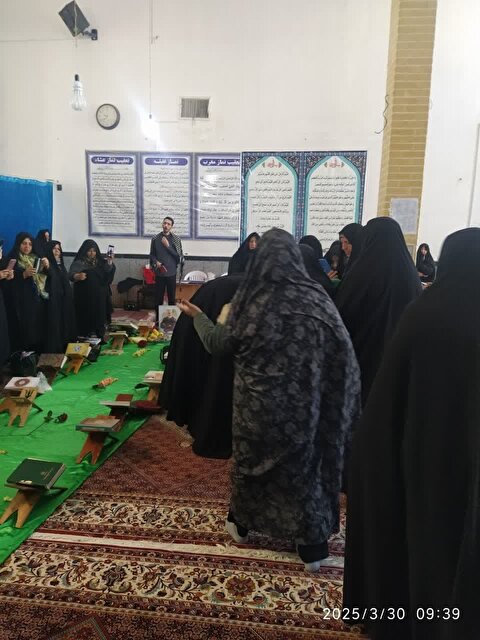 معرفی ستاد در جلسات قرآنی ماه مبارک رمضان بانوان زنجان