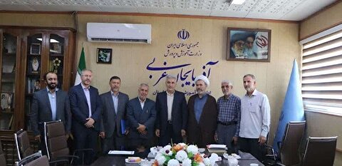 تشکیل جلسه فیمابین ستاد توسعه و بازسازی عتبات عالیات استان آذربایجان غربی با اداره کل آموزش و پرورش