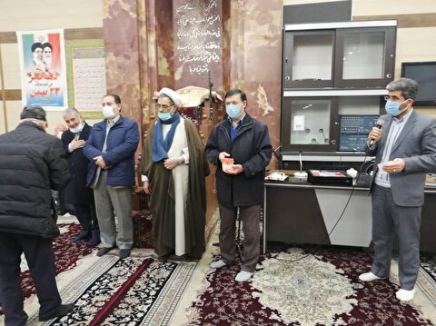 سخنرانی رئیس ستاد بازسازی عتبات عالیات استان در روستای بالانج