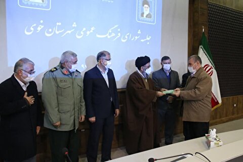 تودیع و معارفه مسئول ستاد بازسازی عتبات عالیات شهرستان خوی