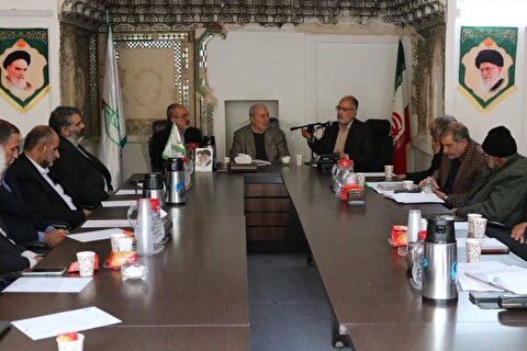 نشست تعدادی از مواکب با خیریه ایتام علی بن ابیطالب علیه السلام جنوب