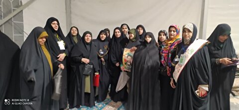 اعزام خواهران استان های کرمانشاه، 
کردستان، ایلام، آذربایجان غربی، سیستان و بلوچستان و خورستان به کربلا در ایام نیمه‌شعبان