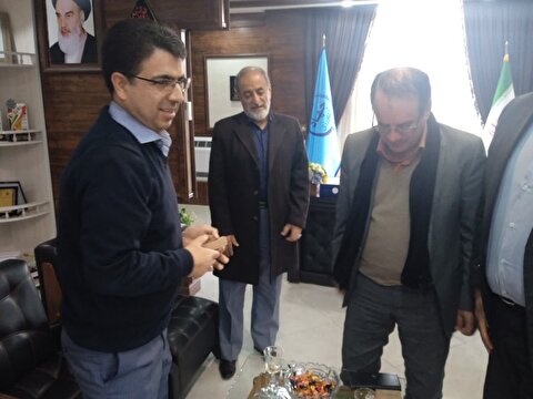 دیدار رئیس ستاد توسعه و بازسازی عتبات عالیات با مدیر کل شیلات استان لرستان