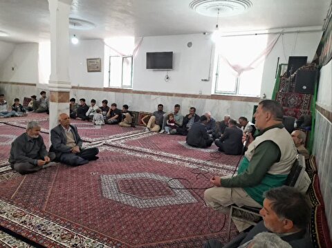 اهالی روستای سریک شهرستان ماهنشان ، میزبان پرچم متبرک حرم مطهر امام حسین(ع)