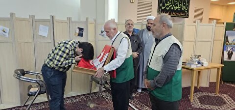 خادمان ستاد توسعه و بازسازی عتبات عالیات زنجان ، مهمان دعای عرفه در دانشگاه تحصیلات تکمیلی علوم پایه زنجان