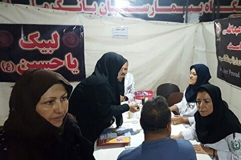 فعالیت ۲۵ پزشک و پرستار از سیستان و بلوچستان در مواکب اربعین