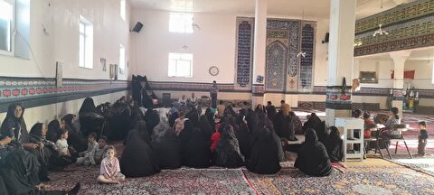 اهالی روستای قواق سفلی بخش انگوران شهرستان ماهنشان ، میزبان پرچم متبرک حرم مطهر امام حسین(ع)