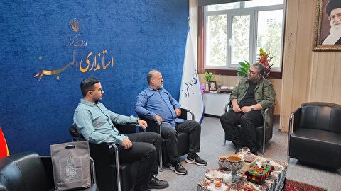 برگزاری نشست با مدیرکل روابط عمومی استانداری البرز