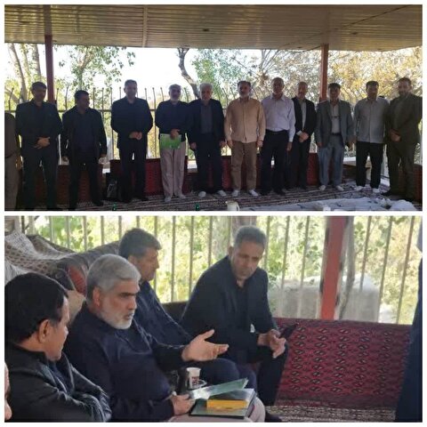 دیدار اعضای هیئت امنای ستاد توسعه و بازسازی عتبات عالیات اشتهارد با خیرین شهرستان