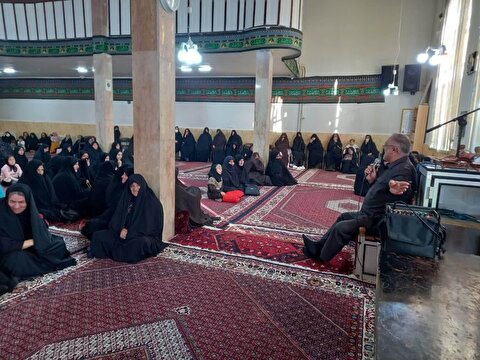 معرفی ستاد در جلسات و هیئات مذهبی بانوان روستاهای شهرستان زنجان