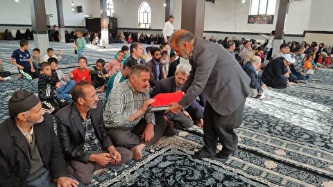 استقبال از پرچم متبرک سید الشهدا(ع) درشیرین سو