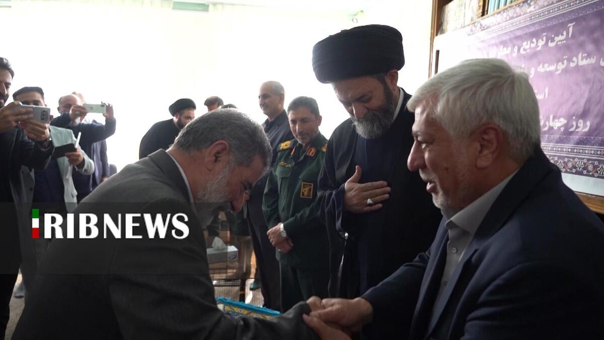 آئین معارفه رئیس ستاد توسعه و بازسازی عتبات عالیات استان اردبیل برگزار شد