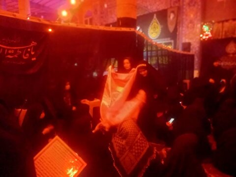 پرچم گردانی، پرچم گنبد امام حسین(ع) در میعادگاه شهدای گمنام بجنورد