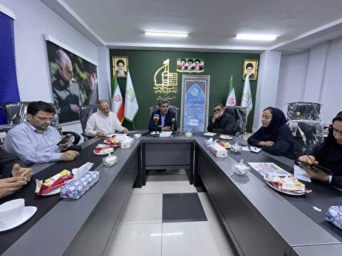 نشست خبری رئیس ستاد توسعه و بازسازی عتبات عالیات استان کرمانشاه با اصحاب رسانه