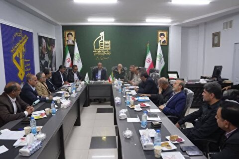 نشست ستاد بازسازی عتبات عالیات استان و کارگروه پشتیبانی ستاد اربعین کرمانشاه به ریاست دکتر حبیبی، استاندار کرمانشاه و با حضور فرمانده سپاه استان و رئیس ستاد عتبات استان وسایر مسئولین