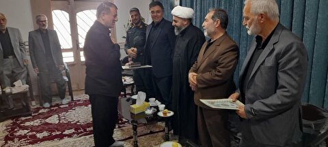 برگزاری جلسه تکریم و معارفه مسئول ستاد توسعه و بازسازی عتبات عالیات شهرستان ماهنشان