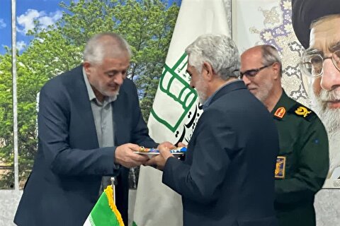 معارفه رئیس ستاد توسعه و بازسازی عتبات آذربایجان شرقی